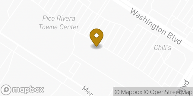Map showing the location of Amazon Locker - Tambour in Pico Rivera, CA 90660