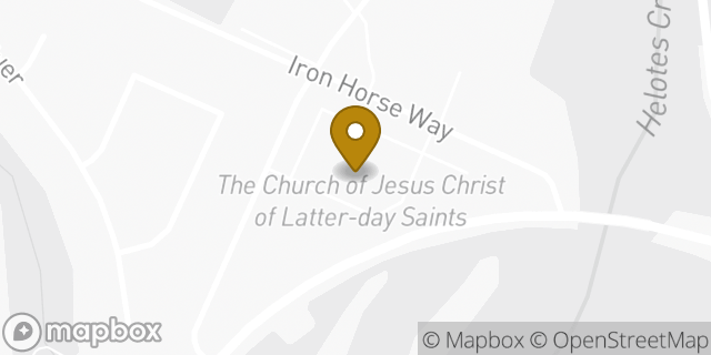 Map showing the location of The Church of Jesus Christ of Latter-day Saints in Helotes, TX 78023