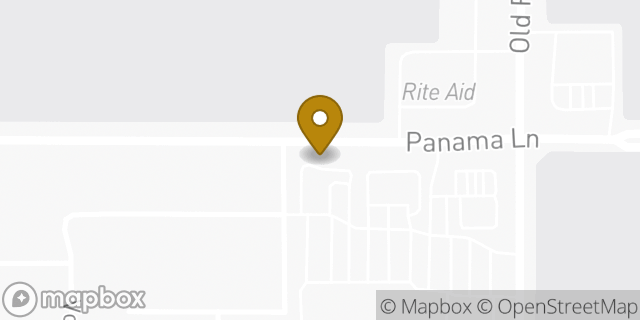 Map showing the location of Starbucks in Bakersfield, CA 93311
