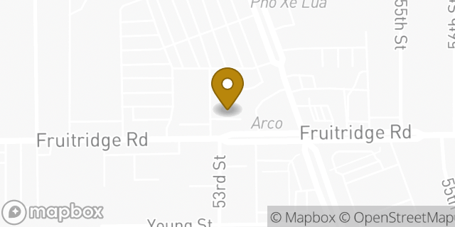 Map showing the location of AutoZone in Sacramento, CA 95820