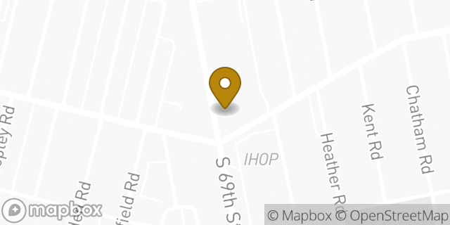 Map showing the location of Amazon Locker - Explorer in Upper Darby, PA 19082