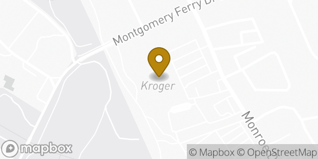 Map showing the location of ATM Kroger in Atlanta, GA 30324