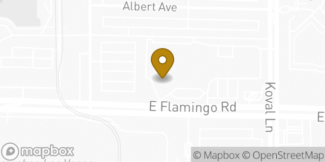 Map showing the location of Starbucks in Las Vegas, NV 89109