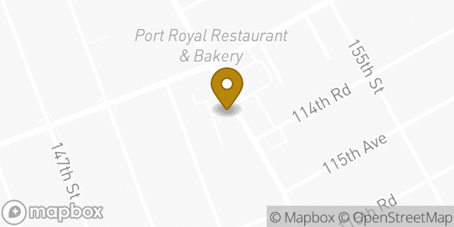Map showing the location of Baskin-Robbins in Jamaica, NY 11434