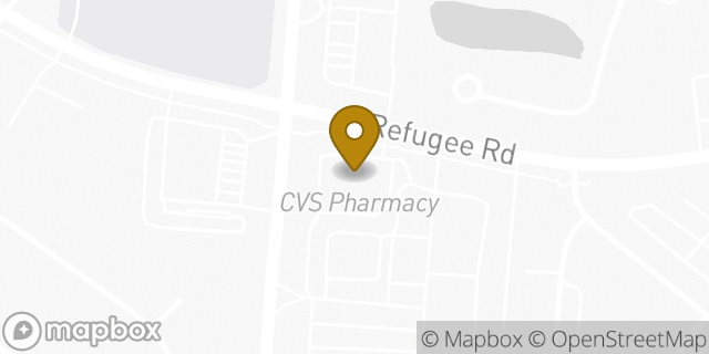 Map showing the location of CVS Pharmacy in Canal Winchester, OH 43110