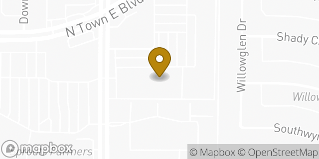 Map showing the location of Marshalls in Mesquite, TX 75150