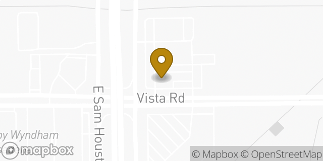 Map showing the location of Regions Bank in Pasadena, TX 77505
