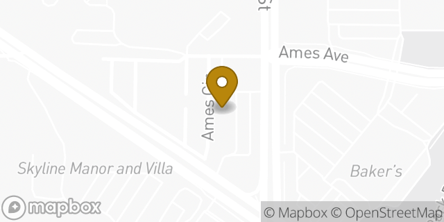 Map showing the location of Amazon Locker - Lynnfield in Omaha, NE 68134