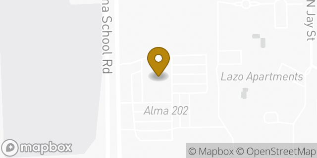 Map showing the location of Banner Health in Chandler, AZ 85286