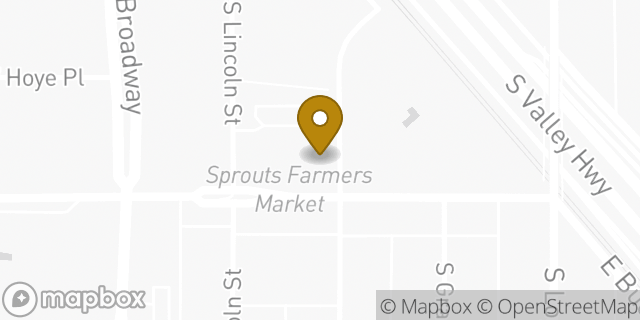 Map showing the location of Sprouts in Denver, CO 80209