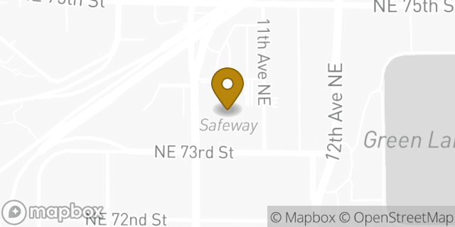 Map showing the location of Coinme in Seattle, WA 98115