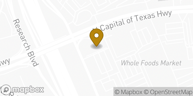 Map showing the location of The Container Store in Austin, TX 78759