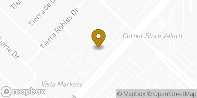 Map showing the location of Subway in El Paso, TX 79938