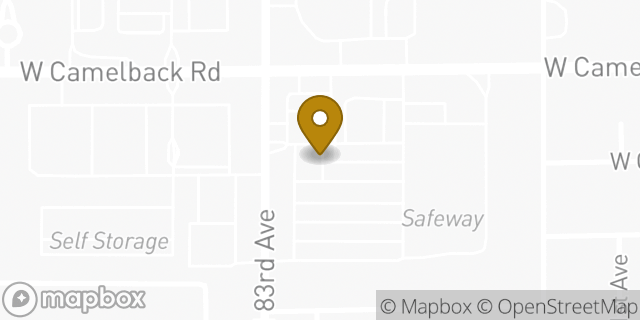 Map showing the location of Safeway in Phoenix, AZ