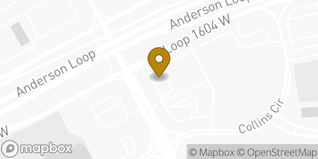 Map showing the location of Starbucks in Shavano Park, TX 78231