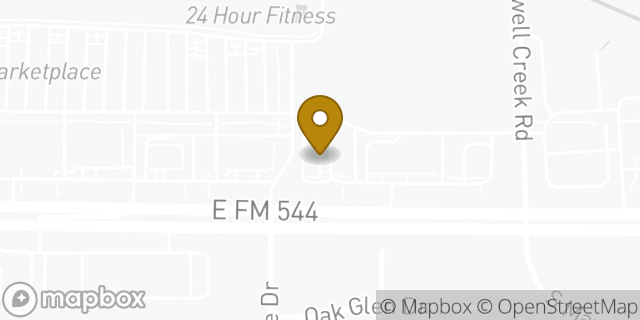 Map showing the location of Whataburger in Murphy, TX 75094