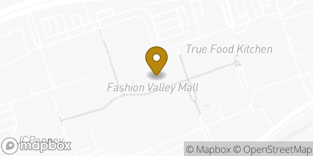 Map showing the location of Athleta in San Diego, CA 92108