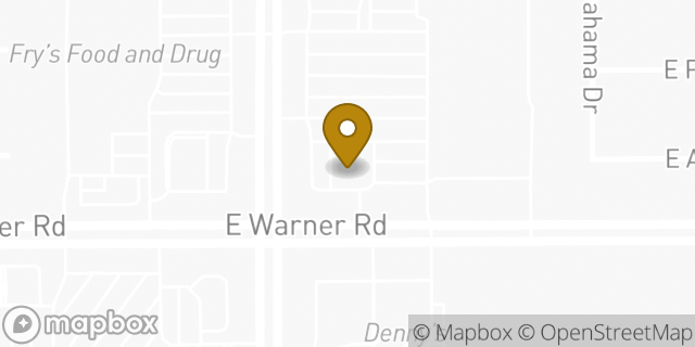 Map showing the location of Amazon Locker - Croix in Gilbert, AZ 85296