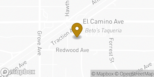 Map showing the location of Amazon Locker - Ecosystem in Sacramento, CA 95815