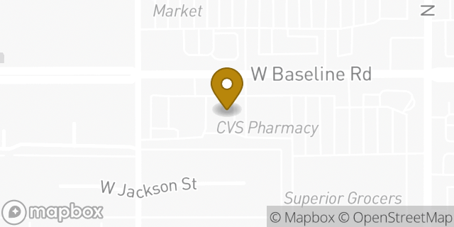 Map showing the location of AutoZone in Rialto, CA 92376