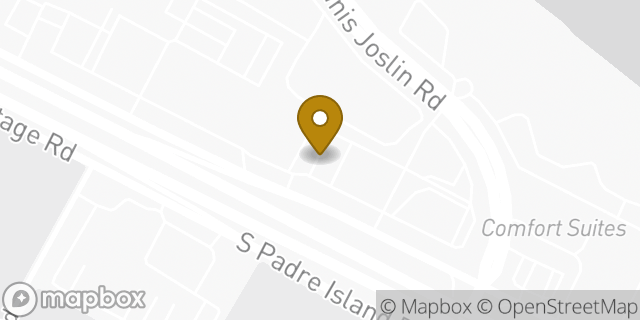 Map showing the location of Whataburger in Corpus Christi, TX 78412