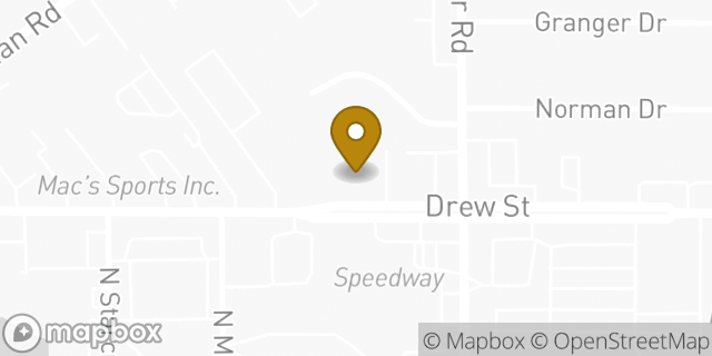 Map showing the location of Amazon Locker - Syd in Clearwater, FL 33765