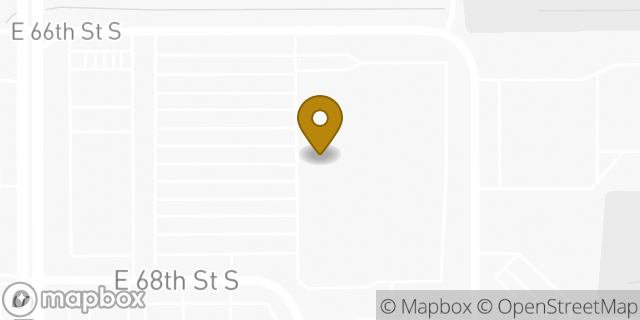 Map showing the location of Walmart Supercenter in Tulsa, OK 74133