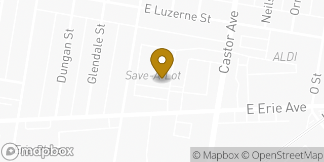 Map showing the location of Amazon Locker - Molecule in Philadelphia, PA 19124