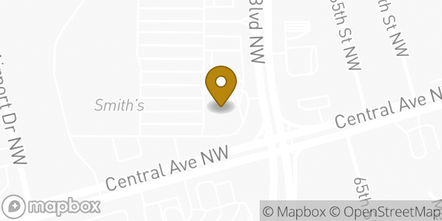 Map showing the location of ATM Walgreens in Albuquerque, NM 87121