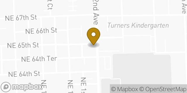 Map showing the location of Amazon Locker - Evanston in Miami, FL 33138