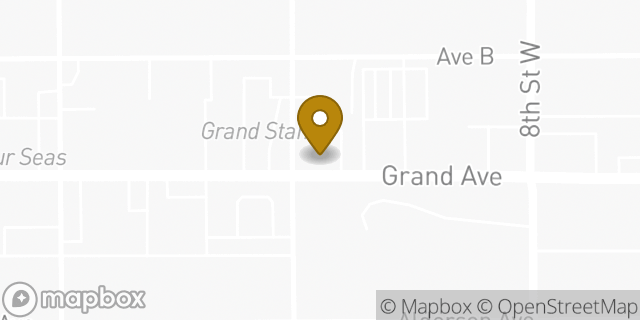 Map showing the location of Subway in Billings, MT 59102