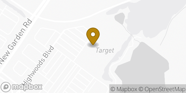 Map showing the location of Target Mobile in Greensboro, NC 27410