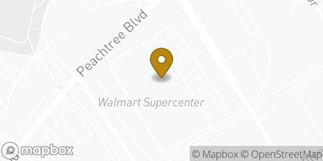 Map showing the location of Subway in Chamblee, GA 30341