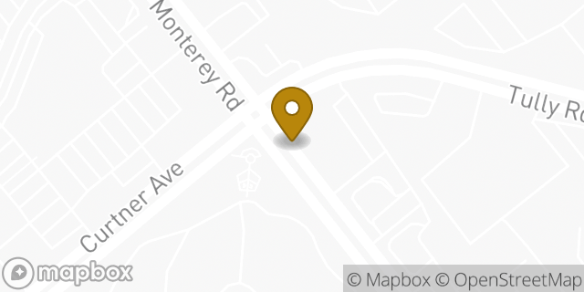 Map showing the location of AutoZone Auto Parts in San Jose, CA 95112