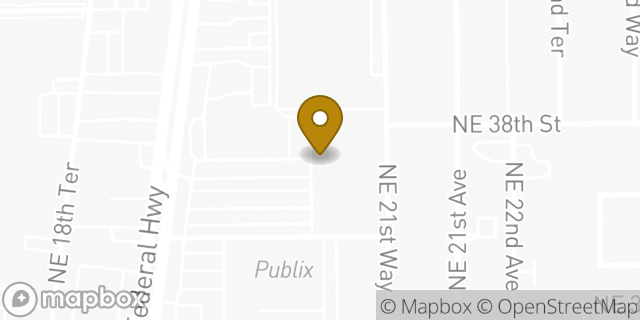 Map showing the location of Amazon Locker - Carletto in Lighthouse Point, FL 33064