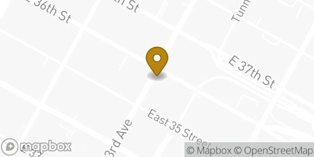 Map showing the location of The UPS Store in New York, NY 10016