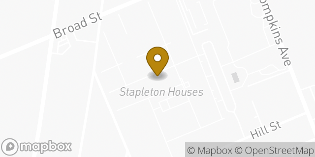 Map showing the location of Amazon Locker - Pines in Staten Island, NY 10304