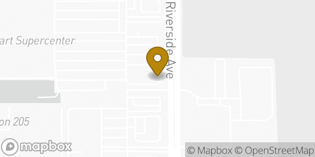 Map showing the location of Starbucks in Rialto, CA 92376