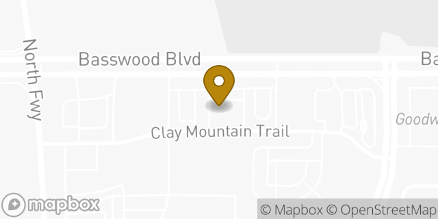 Map showing the location of Subway in Fort Worth, TX 76137