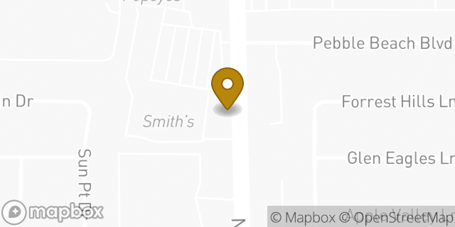 Map showing the location of Papa Johns in Las Vegas, NV 89108