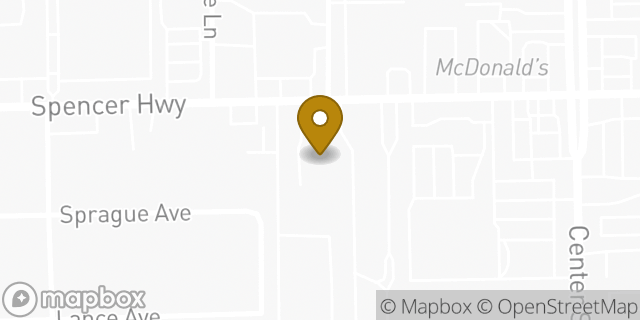 Map showing the location of AutoZone in Pasadena, TX 77505