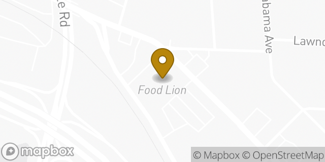 Map showing the location of Food Lion in Durham, NC 27705
