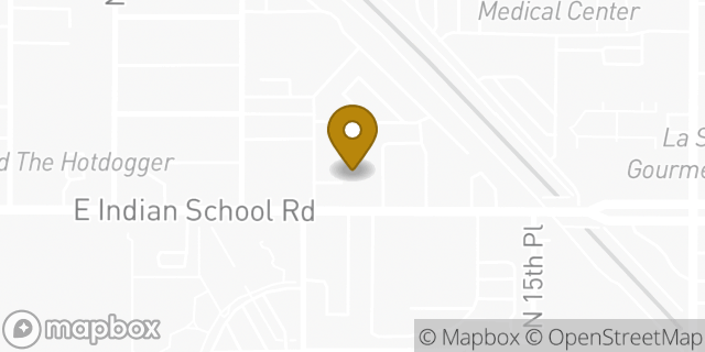 Map showing the location of Amazon Locker - Sain in Phoenix, AZ 85020