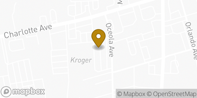 Map showing the location of ATM Kroger in Nashville, TN 37209