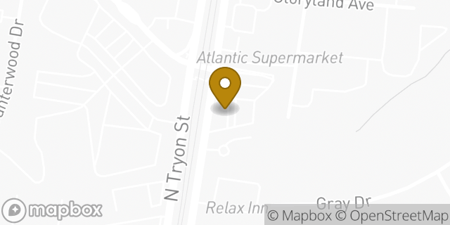Map showing the location of 7-Eleven in Charlotte, NC