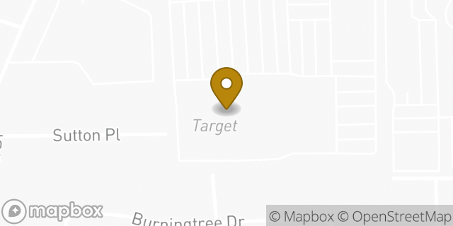 Map showing the location of Target in Toledo, OH 43623