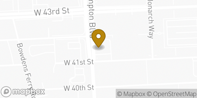 Map showing the location of McDonald's in Norfolk, VA 23508