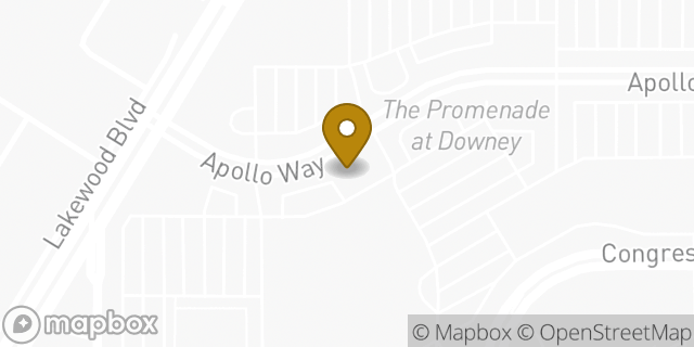 Map showing the location of Chipotle Mexican Grill in Downey, CA 90242