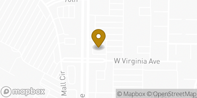 Map showing the location of McDonald's in Phoenix, AZ 85035