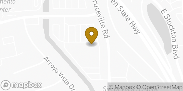 Map showing the location of Kaiser Permanente Wyndham Medical Office in Sacramento, CA 95823